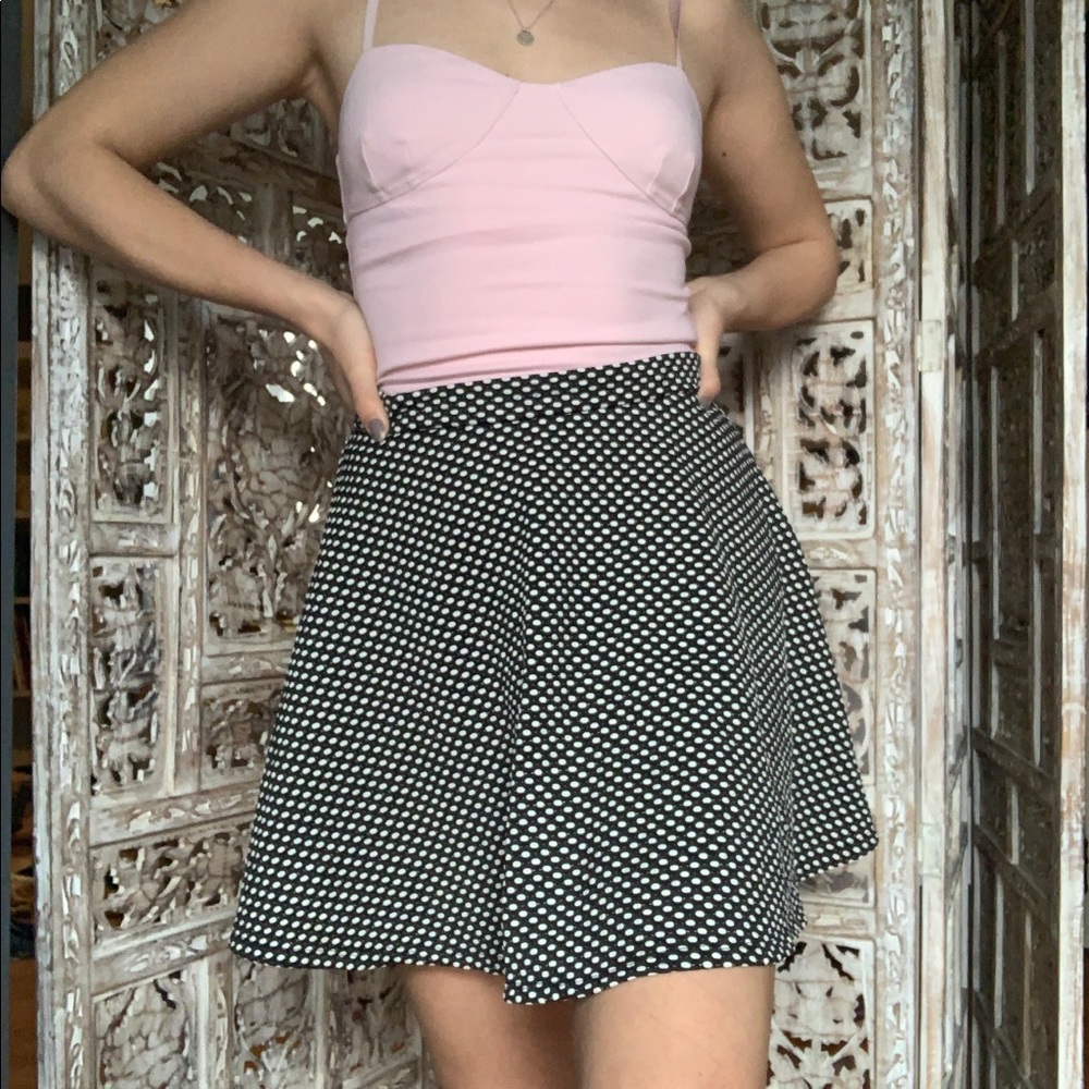 Polka dot skirt